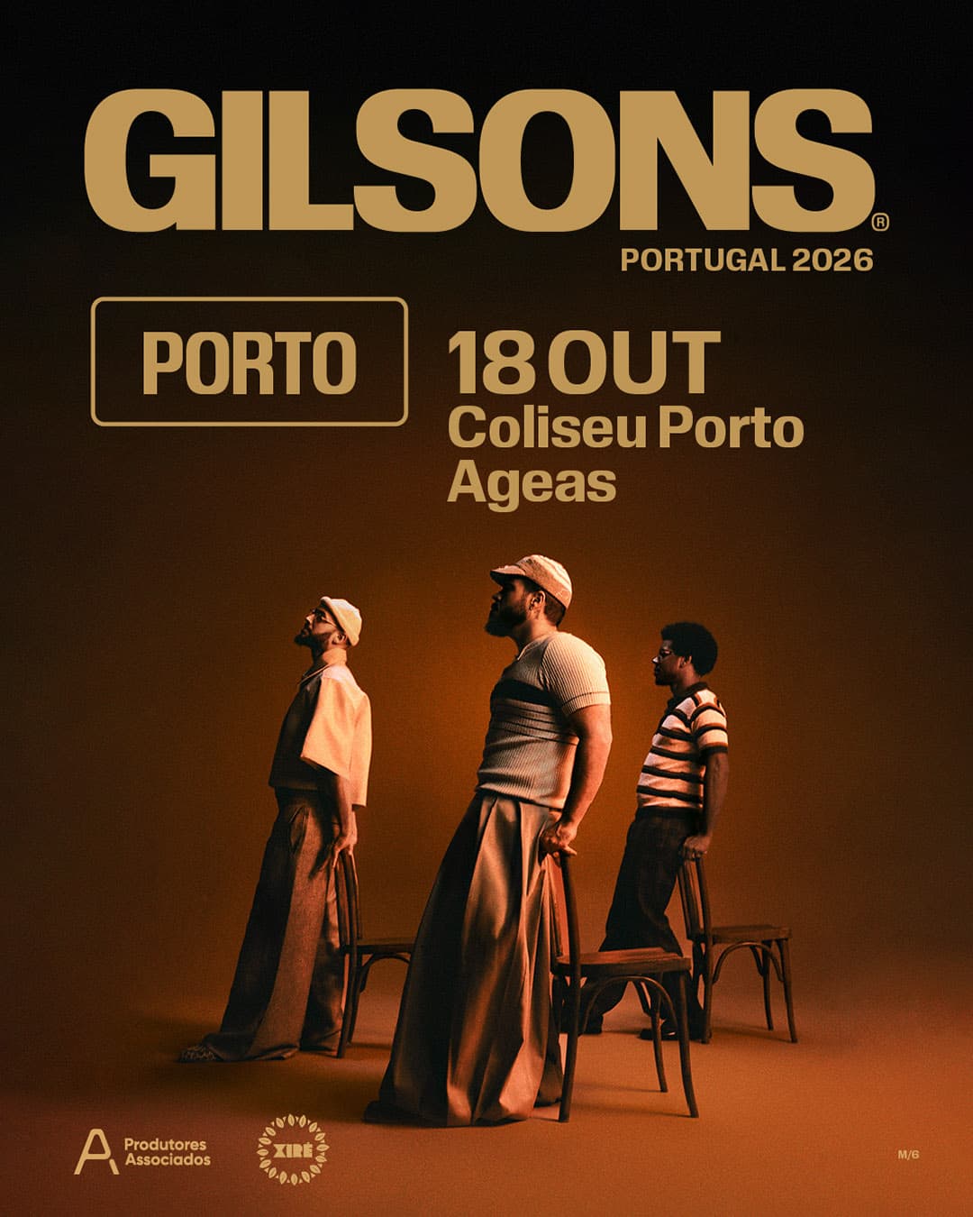 Gilsons — official Coliseu Porto Ageas artwork