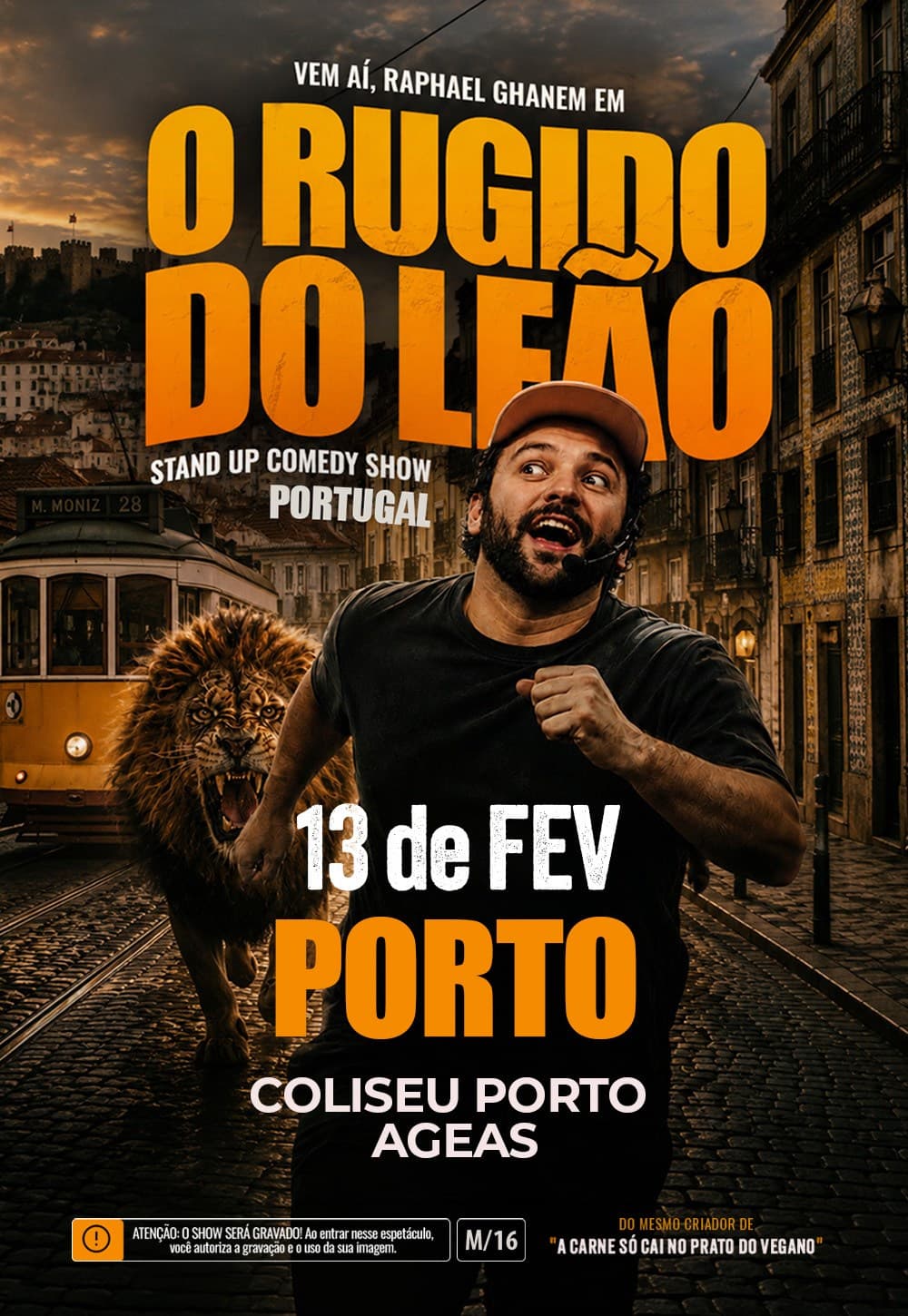 Raphael Ghanem - O Rugido do Leão — official Coliseu Porto Ageas artwork