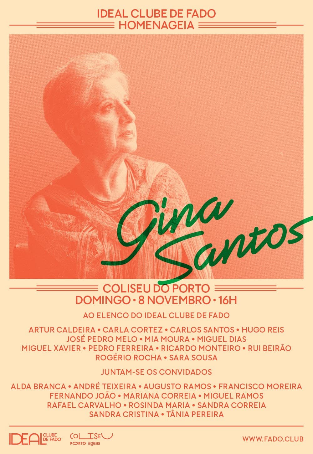 Fado - Homenagem a Gina Santos — official Coliseu Porto Ageas artwork