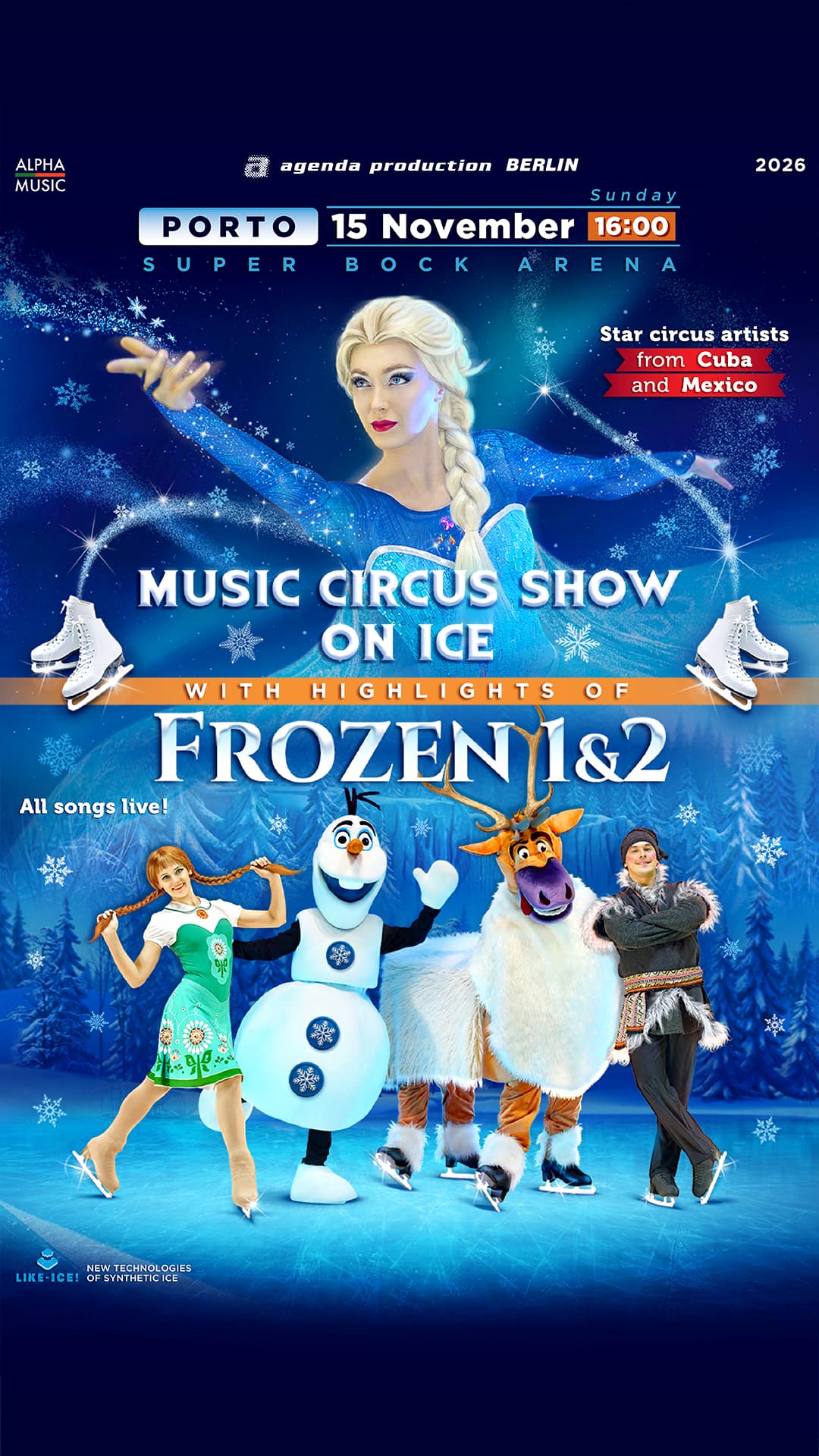 Music Circus Show on Ice with Highlights of FROZEN 1&2