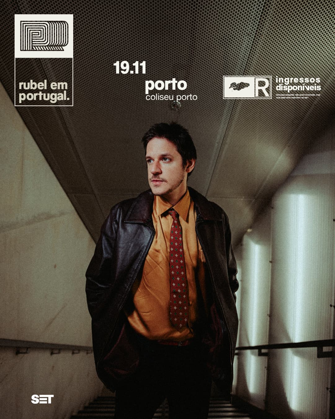 RUBEL - "Beleza. Rubel & Violão" — official Coliseu Porto Ageas artwork