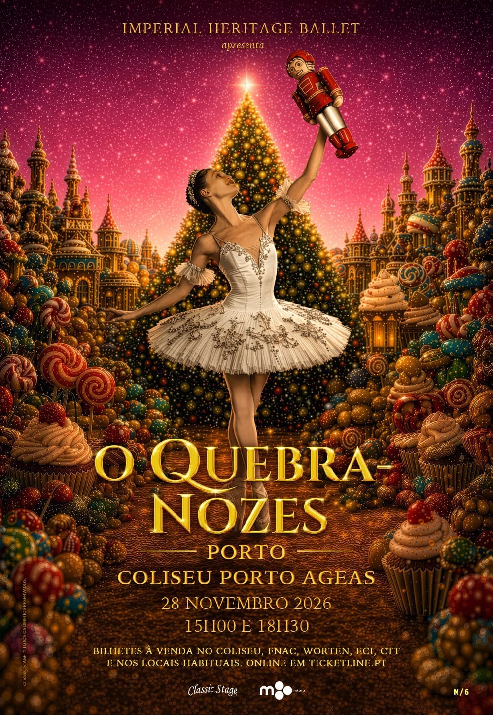 O QUEBRA-NOZES - IMPERIAL HERITAGE BALLET — official Coliseu Porto Ageas artwork