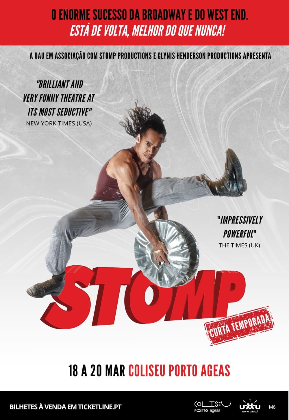 STOMP — official Coliseu Porto Ageas artwork